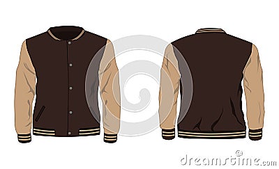 Sport varsity jacket Vector Illustration