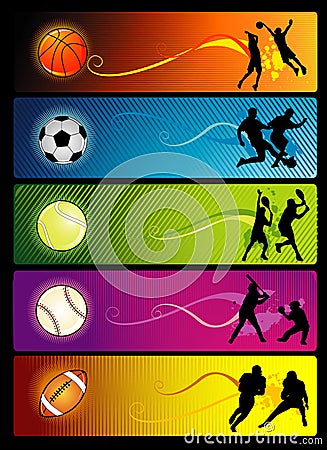 Sport vector composition Vector Illustration