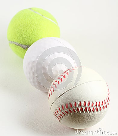 Sports Balls Stock Photo