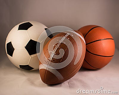 Sports Balls Stock Photo