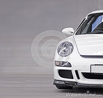 Modern sports car front Editorial Stock Photo