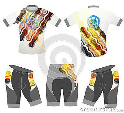 Sports chain on t-shirt vector Vector Illustration