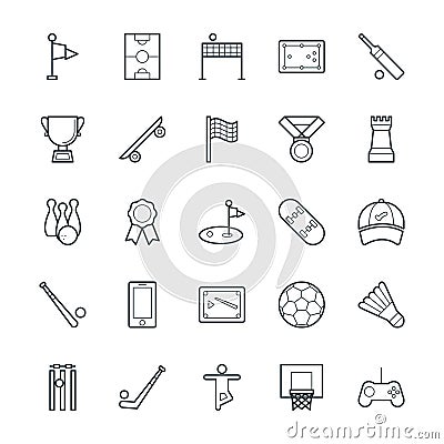 Sports Cool Vector Icons 2 Stock Photo