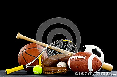 Sports Equipment Stock Photo