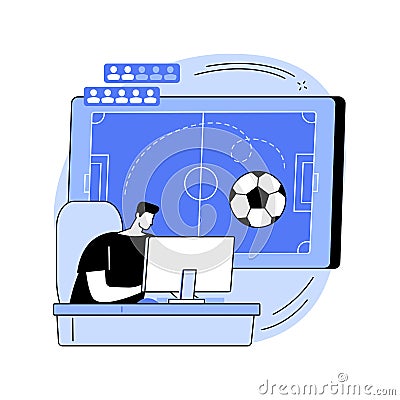 Sports games abstract concept vector illustration. Vector Illustration