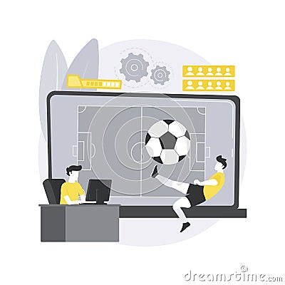 Sports games abstract concept vector illustration. Vector Illustration