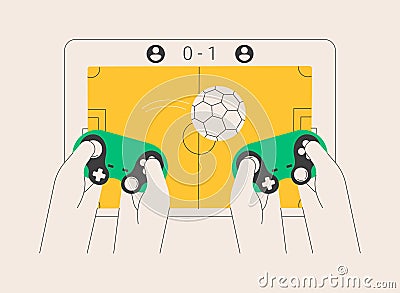 Sports games abstract concept vector illustration. Vector Illustration