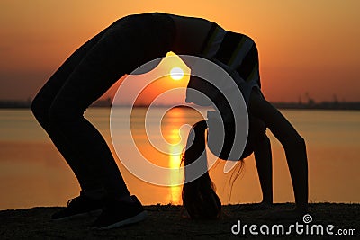 Sports girl Stock Photo