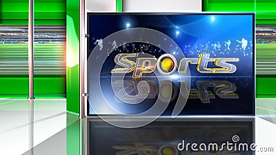 Sports news background stock video. Video of features - 165170105