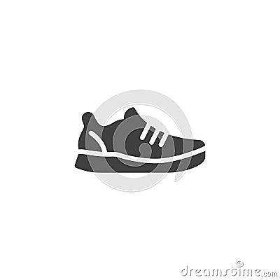 Sports shoes vector icon Cartoon Illustration