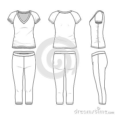 Sports suit Vector Illustration