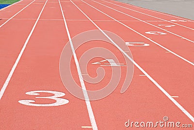 Sports Track Stock Photo