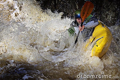 Sports: Whitewater rafting Editorial Stock Photo