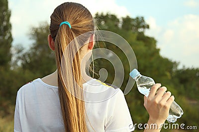 Sporty girl Stock Photo