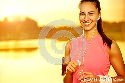 Sporty woman Stock Photo