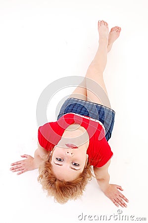 Sporty young girl Stock Photo