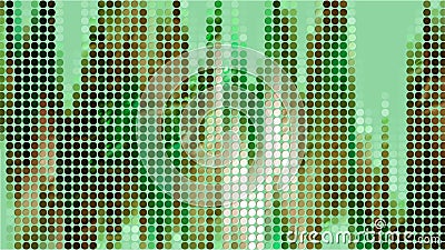 Spot background with moving flowing colors. Motion. Beautiful electronic dots with colorful image. Image of moving fluid Stock Photo