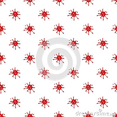 Spot of red blood pattern Vector Illustration