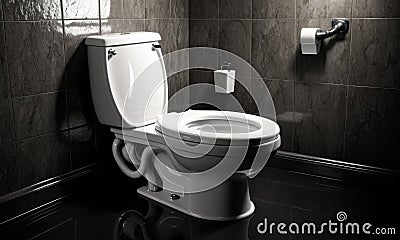 Spotless Bathroom Interior Design Stock Photo