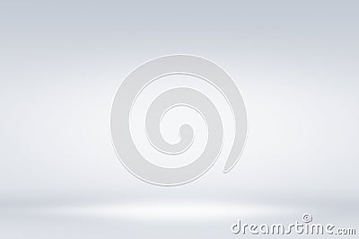 Spotlight abstract silver gradient background Stock Photo