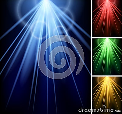 Spotlight Highlight Background Vector Illustration