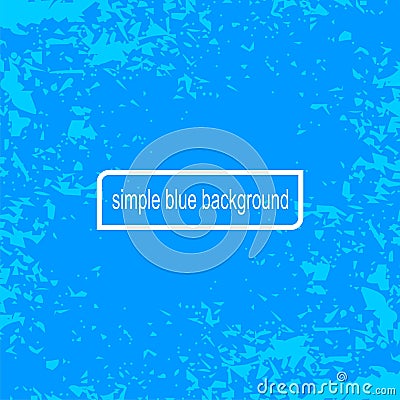 spotted blue background simple vector design Vector Illustration