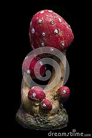 Spotted toadstool. Mushrooms Stock Photo