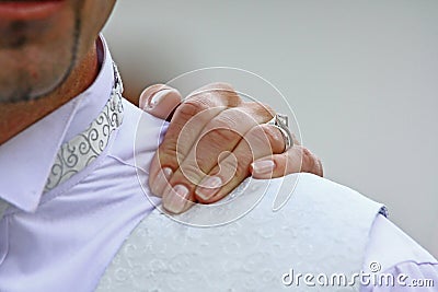 Spouse hand Stock Photo