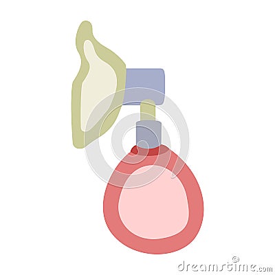 Spray bottle. Disinfection, hygiene, skin care concept. Vector illustration in flat style Vector Illustration