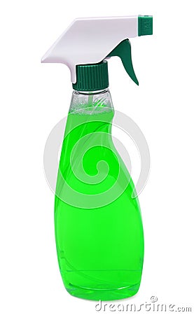 Spray bottle - glass cleaner Stock Photo