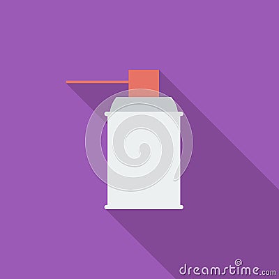 Spray with chemicals. Vector Illustration