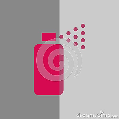 Spray icon stock vector illustration flat design Vector Illustration