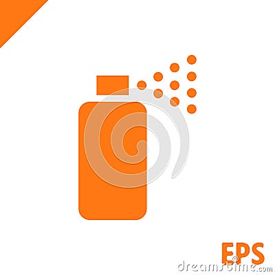 Spray icon stock vector illustration flat design Vector Illustration