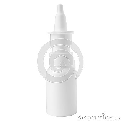 spray, nose drops, clipping path, isolated Stock Photo