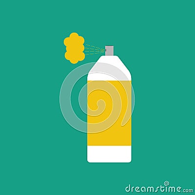 Spray paint can Vector Illustration