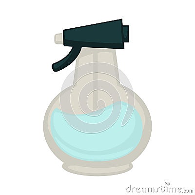 Sprayer with water inside Vector Illustration