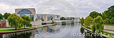 Spree river and Federal Chancellery, Berlin, Germany Stock Photo
