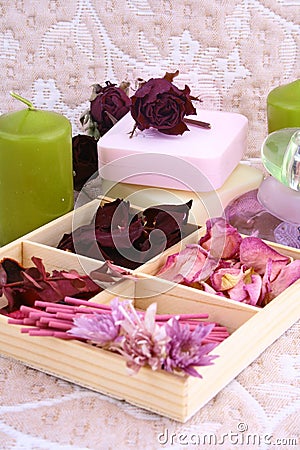 Spring aromatherapy Stock Photo