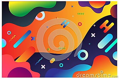 Gradient color Background - vector Stock Photo