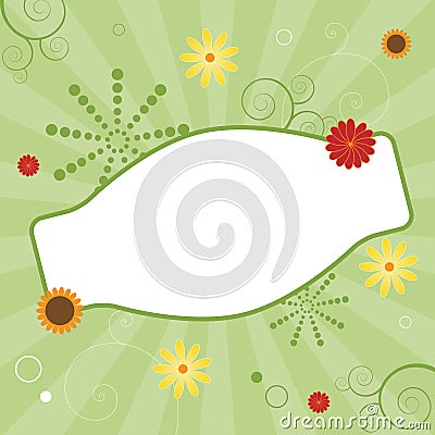 Spring banner Vector Illustration