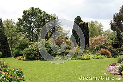 Spring at Beth Chatto`s Gardens Stock Photo