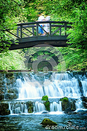 Spring of the Bosna River Stock Photo