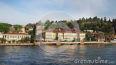 The spring Bosphorus Coast Stock Photo