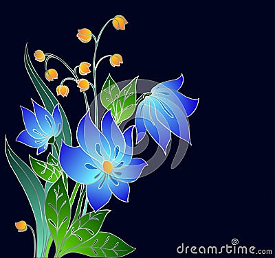 Spring bouquet Vector Illustration