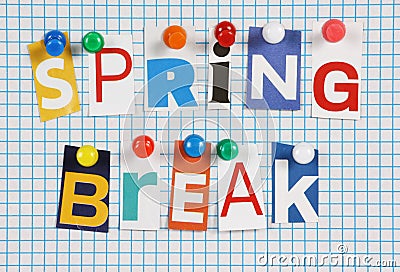 Spring Break Stock Photo