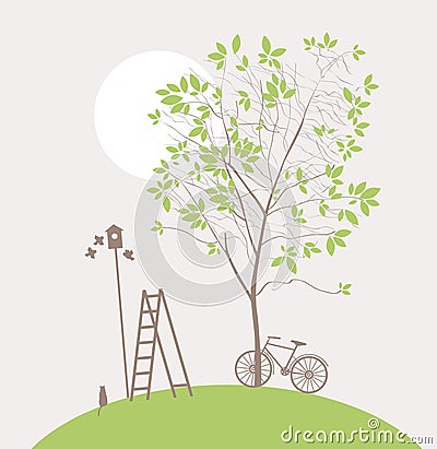 Spring clean Vector Illustration