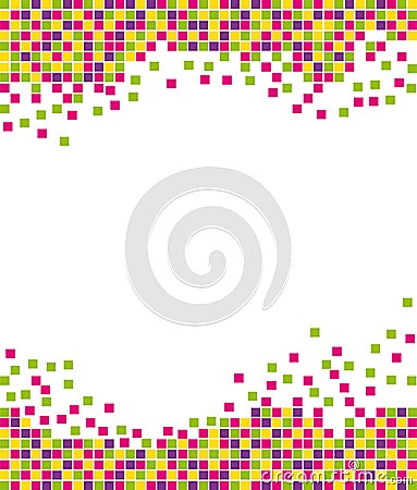 Spring colorful mosaic Vector Illustration