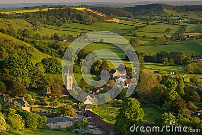 Spring at Corton Denham, Somerset, UK Stock Photo