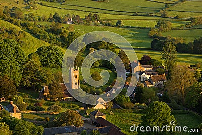 Spring at Corton Denham, Somerset, UK Stock Photo