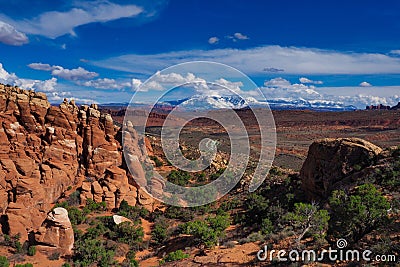 Spring Day in Eastern Utah Stock Photo